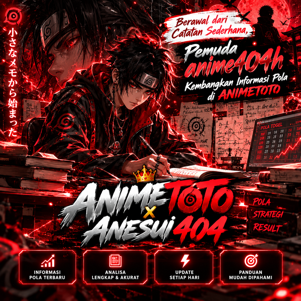 Berawal dari Catatan Sederhana, Pemuda anime404h Kembangkan Informasi Pola di ANIMETOTO